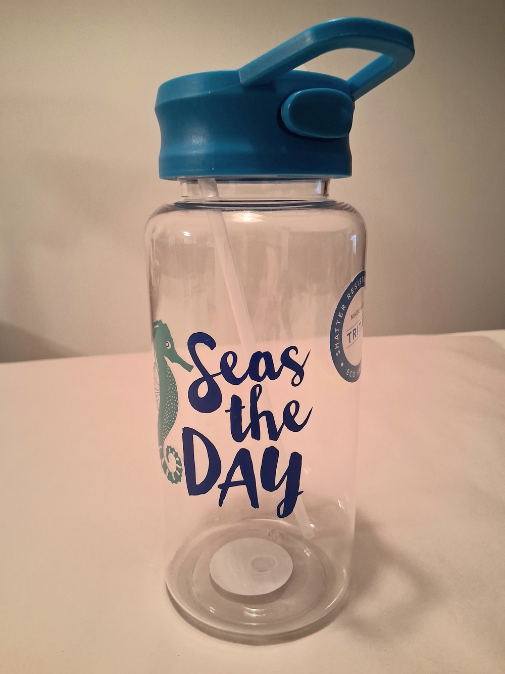 Mainstays "Seas the Day" 33 oz Shatterproof Water Bottle